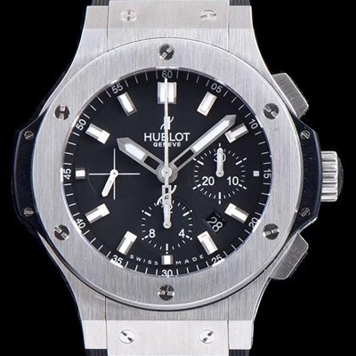 레플리카 [휴블렛] 남성용 빅뱅 블랙 다이얼 오토매틱 무브먼트 HUB0400  