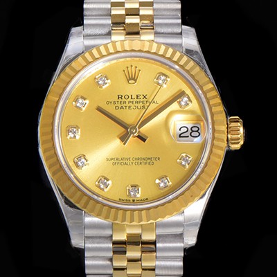 레플리카 [로렉스] 여성용 2021신상 데이져스트 오토매틱 ETA-2688 31mm 18K옐루골드 메탈줄 골드 다이얼 rol06482  