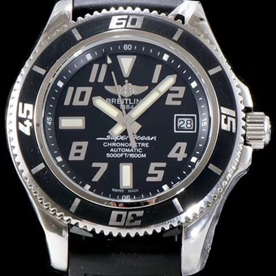 레플리카 [브라이틀링] 남성용 2018년 신상 에어로마린 슈퍼오션 블랙다이얼 BRE0221  