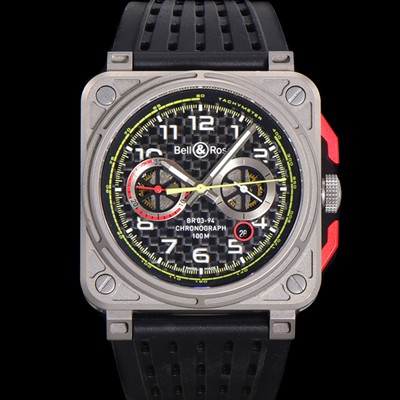 레플리카 [벨앤로즈] 남성용 BR0394-RS18 다이버 티타늄 소재 오토매틱 42mm 러버줄 블랙 다이얼 bel4100  