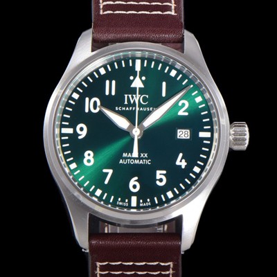 레플리카 [아이더블유씨] 남성용시계 1:1수제공정형 마크18 !! 파일럿 IW328205 마크18 오토매틱 32111타입 40mm 가죽줄 그린다이얼 iwc9264  