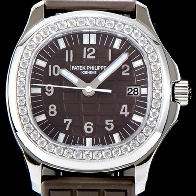 레플리카 [파텝필립] 남성용 아쿠아넛 5067A-023 루체 시리즈 Upgrade!! 스와로브 다이아몬드 셋팅 베젤 3D 브라운 와플 다이얼 E23-250 S C 쿼츠 무브먼트 PAT0101  