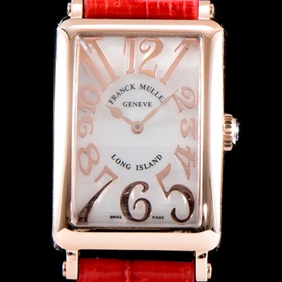 레플리카 [프랭크뮬러] 여성용 롱아일렌드 952 QZ REL 컬력션 18K 로즈골드 케이스 마더 오브 펄 다이얼 스위스 쿼츠 무브먼트 FRA0414  