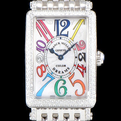 레플리카 [프랭크뮬러] 여성용 컬러오브드림즈 952 QZ 컬력션 쥬얼셋팅 케이스 화이트 다이얼 스위스 쿼츠 무브먼트 FRA04434  