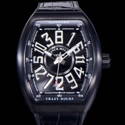 레플리카 [프랭크뮬러] 남성용 뱅가드 오토매틱 CZ02타입 44미리 PVD코팅 케이스 가죽줄/스트랩 블랙다이얼 FRA73831  