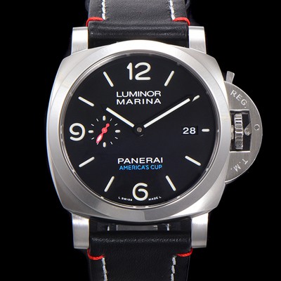 레플리카 [파네라이] 남성용 루미노르 1950 3데이 44미리 PAM00732 오토매틱 P.9010타입 가죽줄 블랙다이얼 pan9532  