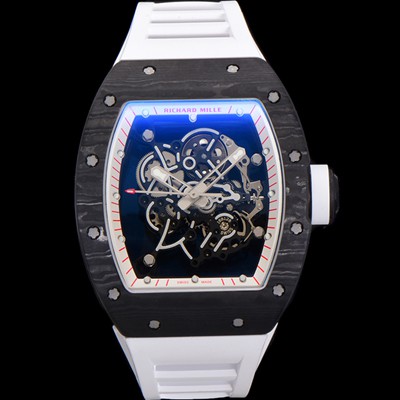 레플리카 [리차드밀레] 남성용 RM055 NTPT 카본 케이스 50mm 스켈레톤 다이얼 기계식 수동형 무브먼트 ric0260  
