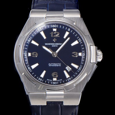 레플리카 [바쉐런 콘스탄틴] 남성용 오버시즈 오토매틱 9015타입 42mm 가죽줄 블랙다이얼 vac14253  