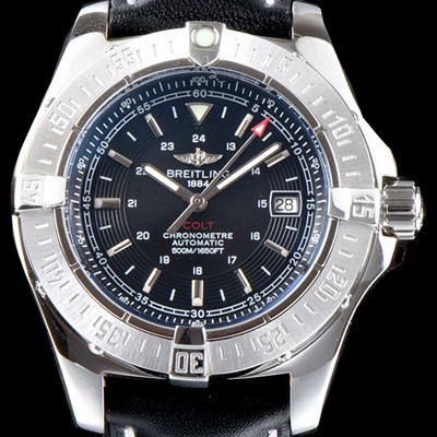 레플리카 [브라이틀링] 남성용 콜트 블랙 다이얼 오토매틱 무브먼트 BRE0211  