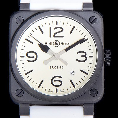 레플리카 [벨엔로스]남성용  r03-92 어비에이션 PVD 코팅 42미리 오토매틱 화이트다이얼 BEL94564  