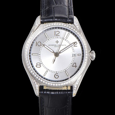 레플리카 [바쉐론 콘스탄틴] 남성용 피프티식스 Ref.4600E 오토매틱 1326 타입 40mm 보석/큐빅 가죽줄 실버 다이얼 vac1146  