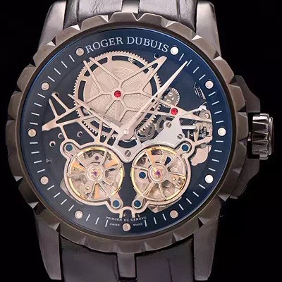 레플리카 [로저드뷔] 남성용 스켈레톤 다이얼 아시안 오토매틱 ROG4200  