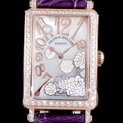 레플리카 [프랭크뮬러] 여성용 롱아일렌드 952 QZ ORC D 1R 컬력션 최상급 퀄리티의 쥬얼셋팅 케이스 마더 오브 펄 다이얼 스위스 쿼츠 무브먼 FRA0415  