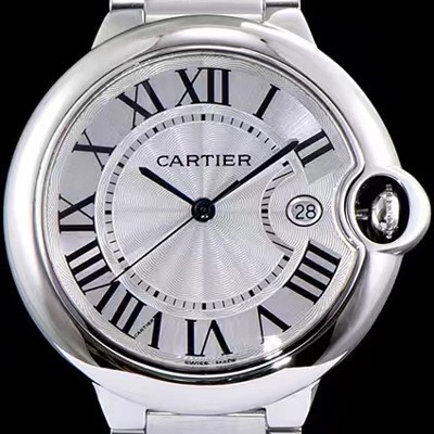 레플리카 [까르띠에] 남성용 발롱블루 드 까르띠에 W69012Z4 42사이즈 화이트 다이얼 쿼츠 무브먼트 CAR0020  