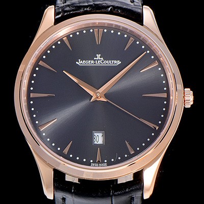 레플리카 [예거르꿀뜨르]남성용 마스터 울트라 씬 데이터 40미리 오토매틱 그레이다이얼 JAG76596  