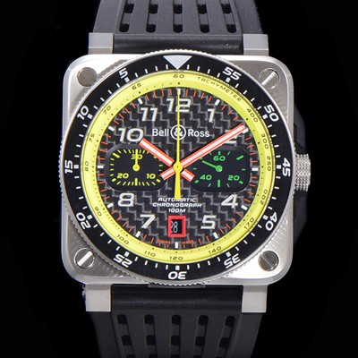 레플리카 [벨엔로스] 남성용 BR-03 인스트루먼트 PVD블랙코팅 오토매틱 9015무브먼트 42미리 러버우테탄줄 화이트다이얼 BEL75154  