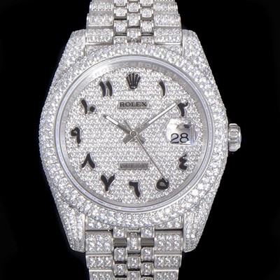 레플리카 [로렉스] 남성용 데이져스트 오토매틱 아시안 2824-2 타입  41mm 904L 다이아몬드 메탈줄 보석다이얼  rol61537  