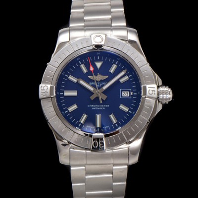 레플리카 [브라이틀링] 남성용 어벤져 A17318101C1A1 오토매틱 2824타입 44mm 메탈줄 블루 다이얼 bre6051  