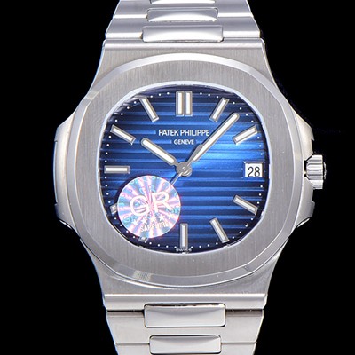 레플리카 [파텍필립]남성용 최신! 노틸러스 5711/1A 010 블루다이얼 40mm 메탈줄 Cal.324 S C 타입무브 오토매틱 PAT88125  