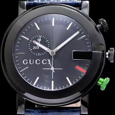 레플리카 [구찌] 남성용 G-타임리스 블랙 다이얼 스위스 쿼츠 무브먼트 GUC4240  
