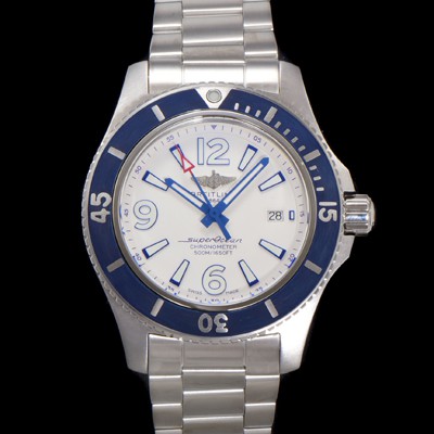 레플리카 [브라이틀링] 남성용 슈퍼오션 A17366D81A1S1 오토매틱 2824타입 42mm 메탈줄 화이트 다이얼 bre6045  