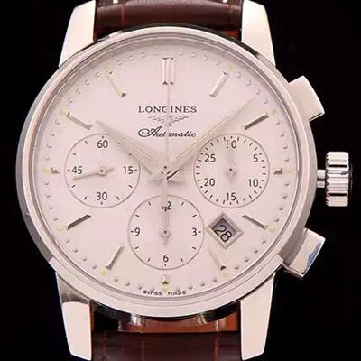 레플리카 [론진] 남성용 마스터 컬렉션 크로노그래프 오토매틱 화이트다이얼 LON0401  