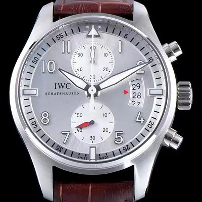 레플리카 [아이더블유씨] 남성용 파일럿 IW387809 오토매틱 7750무브먼트 실버 다이얼 IWC4242  