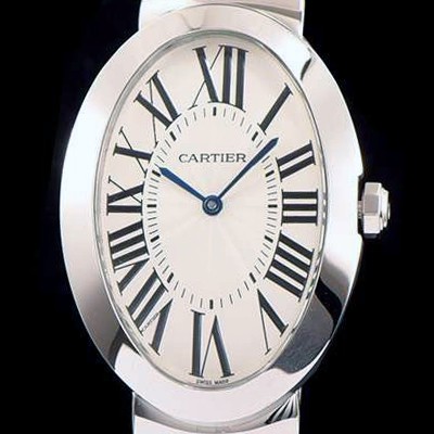 레플리카 [까르띠에] 여성용 베누아 스위스 쿼츠 실버 베젤 화이트 다이얼 CAR0011  
