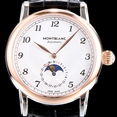 레플리카 [몽블랑] 남성용 박서준이 선택한 드라마 속 그 시계!! U0117327 스타 레거시 문페이즈 아이코닉 스타 컬력션 화이트 다이얼 오토매틱 무브먼트 MON0400  