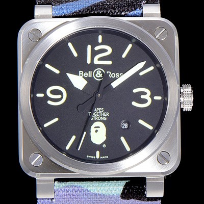 레플리카 [벨엔로스]남성용  r03-92 어비에이션 42미리 오토매틱 블랙다이얼 BEL48595  