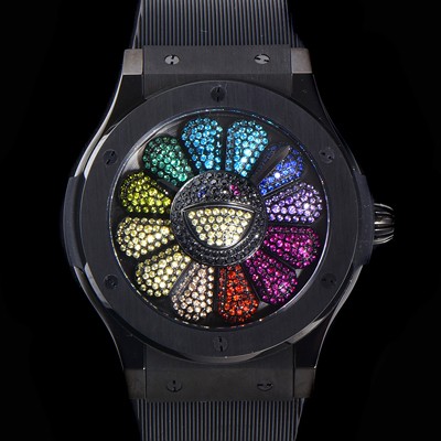 레플리카 [휴블렛] 남성용 신형버전 클래식 퓨전 45mm 오토매틱 Hub1214 타입  우레타줄 PVD코팅케이스 무늬다이얼 hub1311  