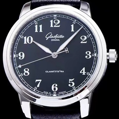 레플리카 [글라슈테 오리지날] 남성용 세나토 블랙 다이얼 오토매틱 무브먼트 GLA4245  
