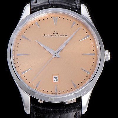 레플리카 [예거르꿀뜨르]남성용 마스터 울트라 씬 데이터 40미리 오토매틱 골드다이얼 JAG54392  