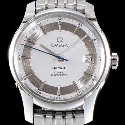 레플리카 [오메가] 남성용 드빌 8500 오토매틱 무브먼트 화이트 다이얼 OMG0152  