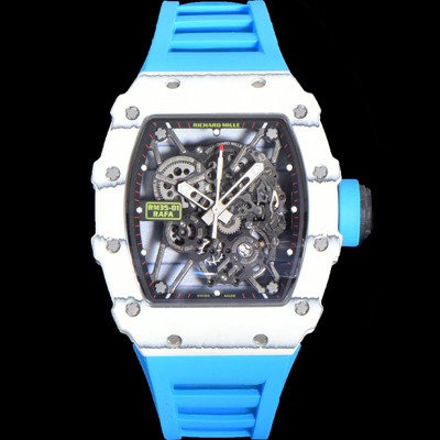 레플리카 [리차드밀러] 남성용 RM035-01 라파 수동/기계식 무브먼트 50mm 카본 우레탄줄 스캘래톤 다이얼 ric0232  