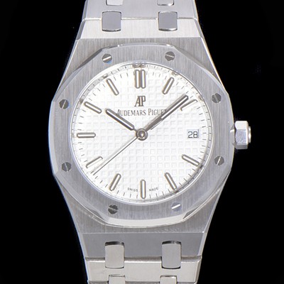 레플리카 [오데마피게] 여성용 로얄오크 점보 엑스트라씬 오토매틱 34미리 블루다이얼 AUD87423  