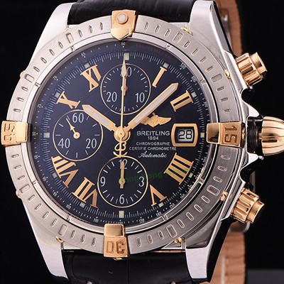 레플리카 [브라이틀링] 남성용 크로노매트 크로노그래프 블랙 다이얼 오토매틱 무브먼트 BRE0205  