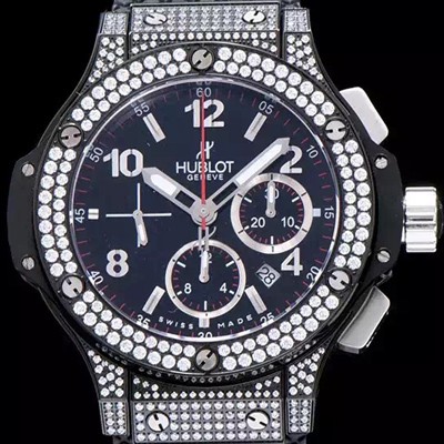 레플리카 [휴블렛] 남성용 빅뱅 하이퀄리티에 볼루션 블랙 다이얼 오토매틱 무브먼트 HUB0430  