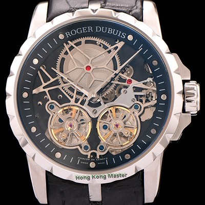 레플리카 [로저드뷔] 남성용 스켈레톤 다이얼 아시안 오토매틱 ROG4205  