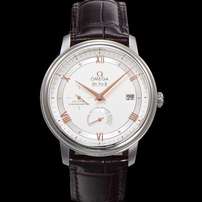 레플리카 [오메가] 남성용 드빌 424.13.40.21.02.001 프레스티지 코-액시얼 39.5mm 오토매틱 Cal.2627 타입 빈티지 실버 다이얼 omg0164  