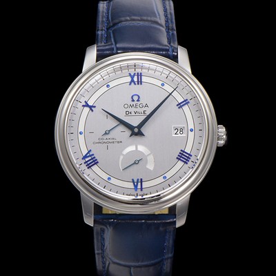 레플리카 [오메가] 남성용 드빌 424.13.40.21.02.003 프레스티지 코-액시얼 39.5mm 오토매틱 Cal.2627 타입 빈티지 실버 다이얼 omg0165  