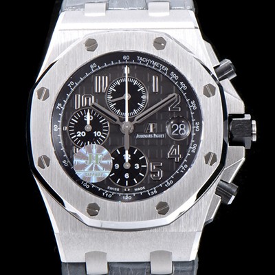 레플리카 [오데마피게] 남성용 NEW 신제품！VIP타입 로얄오크 오프쇼어 26470ST.OO.A104CR.01 1:1 베스트 에디션 크로노그래프 오토매틱 무브먼트 AUD0215  