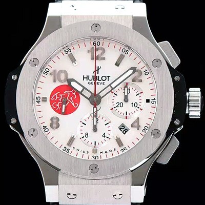 레플리카 [휴블렛] 남성용 빅뱅 리미티드 에디션 화이트 다이얼 44mm 화이트다이얼 HUB0410  