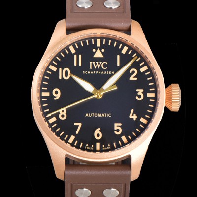 레플리카 [아이더블유씨] 남성용 빅 파일럿 워치 IW329703 브론즈 스핏파이어 43mm 오토매틱 9015 타입 러버스트랩 블랙다이얼 iwc39266  