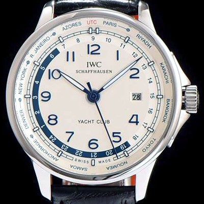 레플리카 [아이더블유씨] 남성용 포르투기즈 오토매틱 요트클럽 화이트 다이얼 IWC0211  