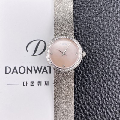 레플리카 
[디올] 여성용 라디드 사틴 25mm 다이아몬드 쿼츠 무브먼트 자게 다이얼 dio1008  