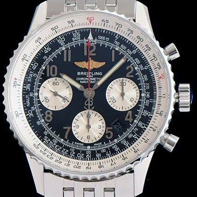 레플리카 [브라이틀링] 남성용 네비타이머 크로노그래프 블랙 다이얼 오토매틱 무브먼트 BRE0410  