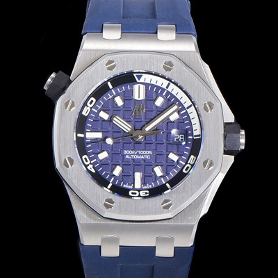 레플리카 [오데마피게] 남성용 로얄오크 오프쇼어 다이버 오토매틱 Cal.4308타입 42mm 우레탄줄 블루다이얼  aud1125  