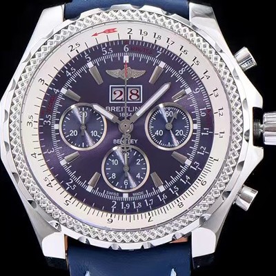 레플리카 [브라이틀링] 남성용 밴틀리 6.75 빅데이트 블루 다이얼 BRE4200  