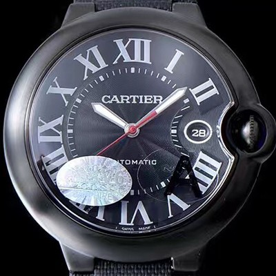 레플리카 [까르띠에] 남여공용 발롱블루 WSBB0015 블랙 다이얼 오토매틱 무브먼트 CAR0100  
